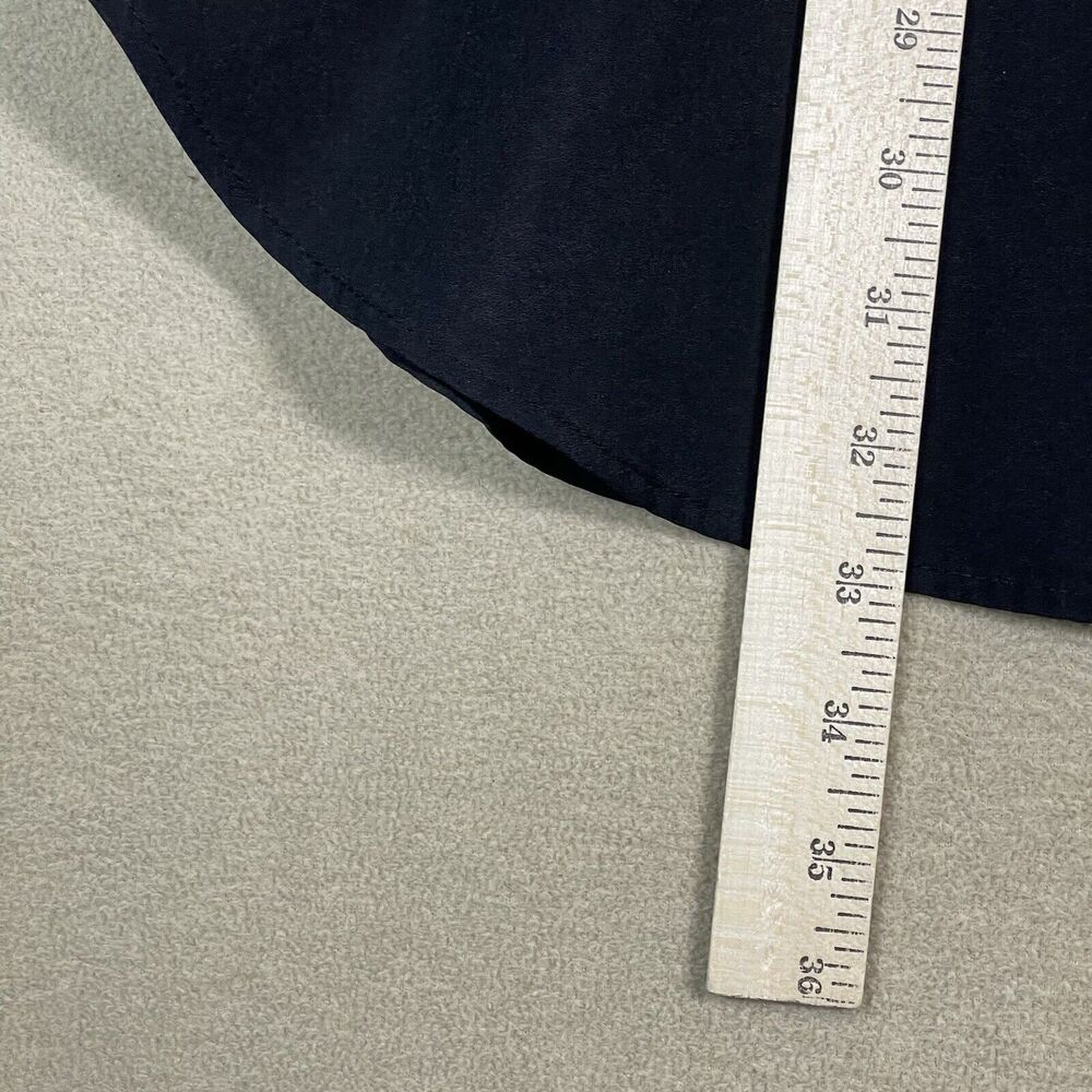 WRK Work Rest Carma Shirt Mens 18 Black Long Sleeve Slim Fit Stretch‎ - Picture 6 of 14